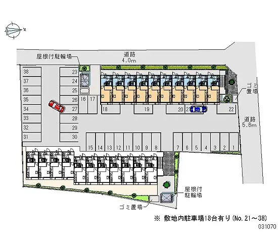 ★手数料０円★上越市南城町　月極駐車場（LP）